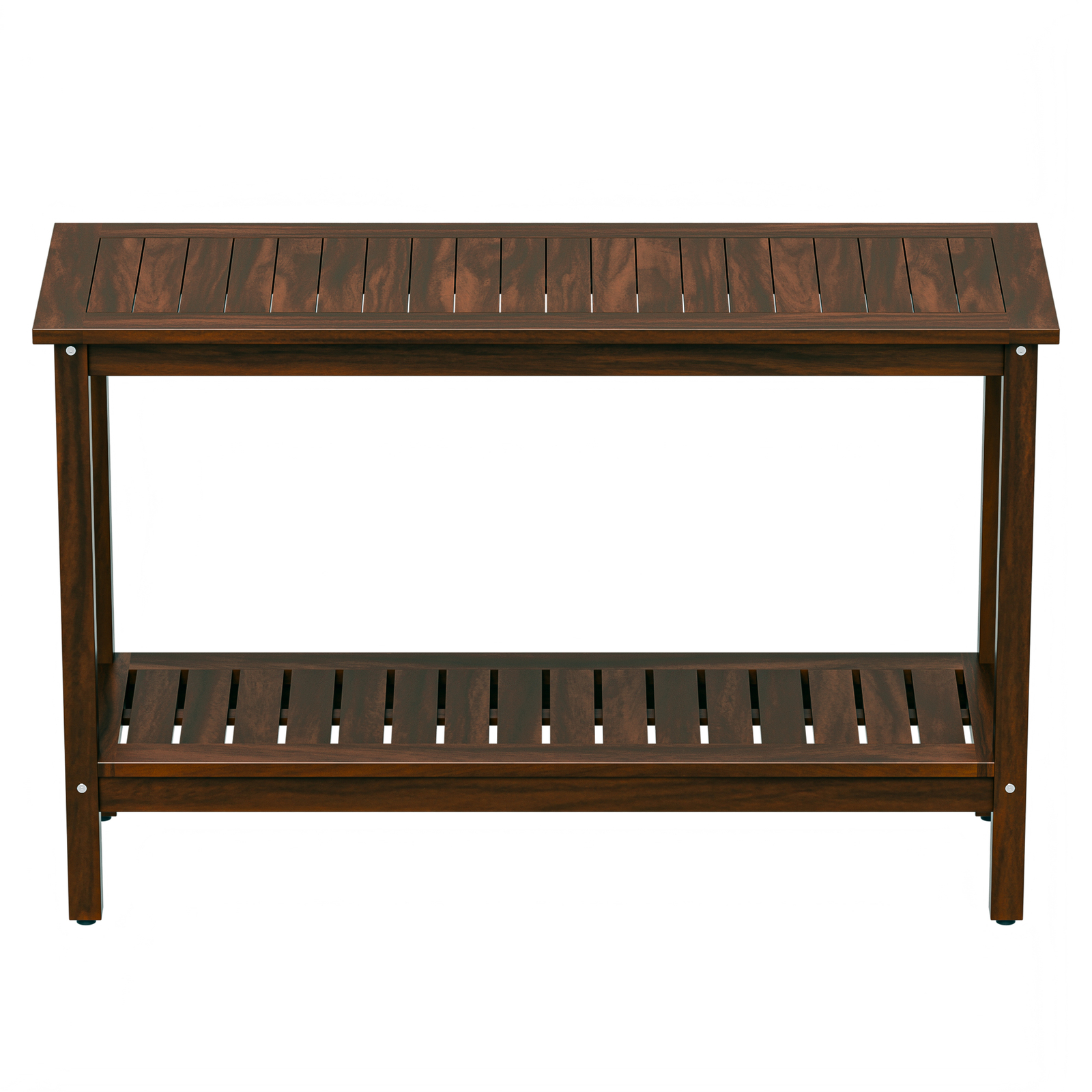 48” Console Sofa Table w/ Storage Shelves Table Indoor & Outdoor Coffee